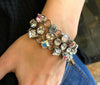 8mm Bracelet Set in Antique Silver-Crystal