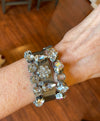 8mm Bracelet Set in Antique Silver-Crystal