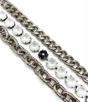 Oval Chain Silver Bracelet