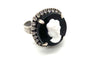 Call me Coco Adjustable Black Cameo Ring