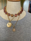 Star Necklace Set in Gold